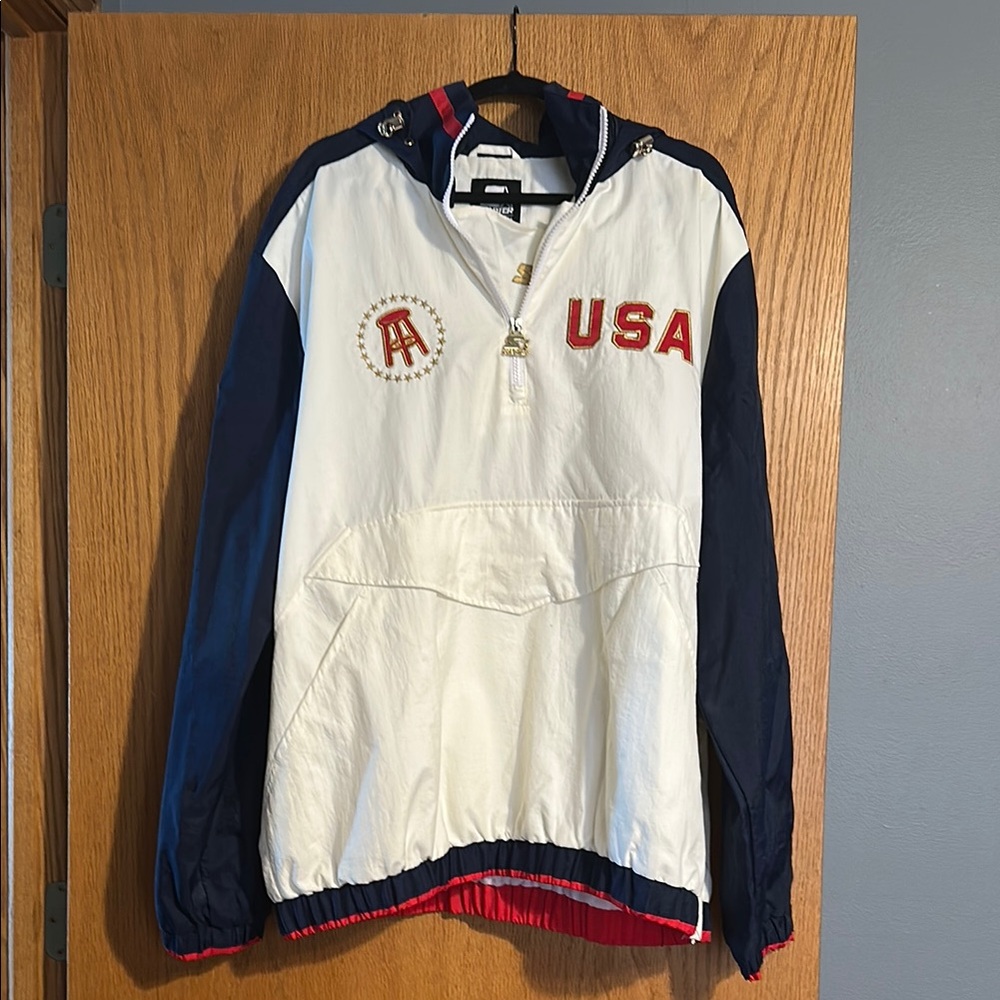 Starter Usa Barstool Pullover Jacket - image 1